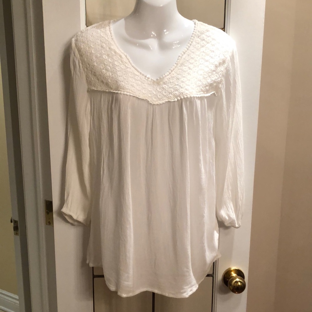 Elegant White Women's Top